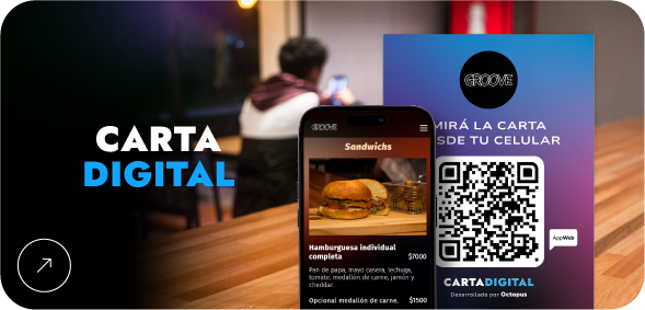 Aplicación carta digital para restaurantes y bares